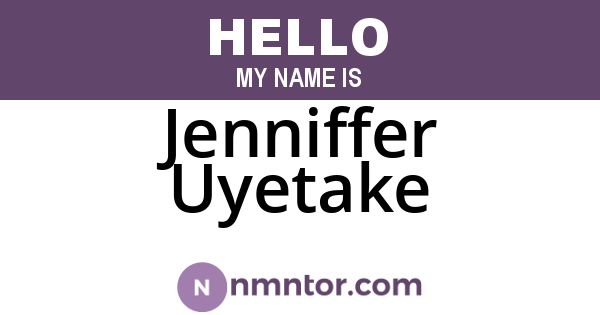 Jenniffer Uyetake