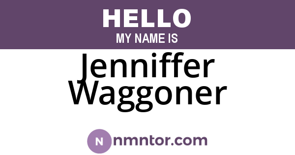 Jenniffer Waggoner