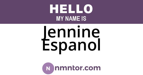 Jennine Espanol