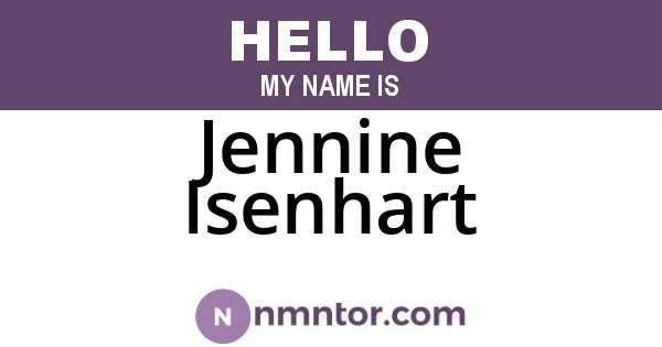 Jennine Isenhart