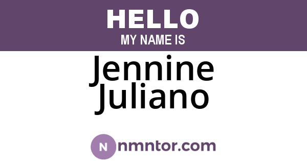 Jennine Juliano