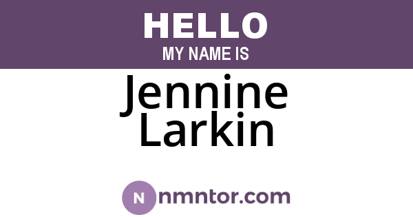 Jennine Larkin