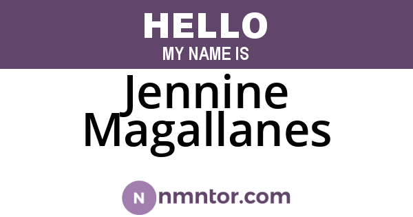 Jennine Magallanes