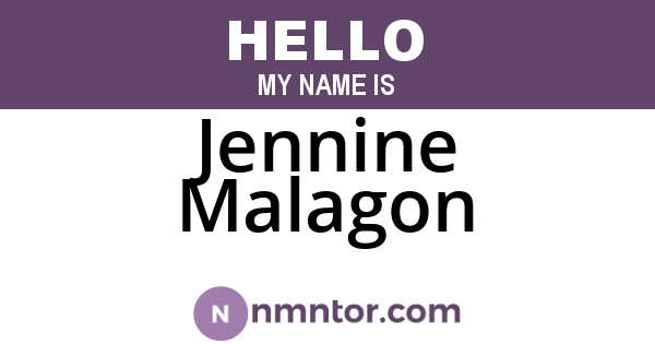 Jennine Malagon