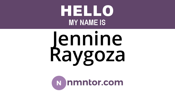Jennine Raygoza