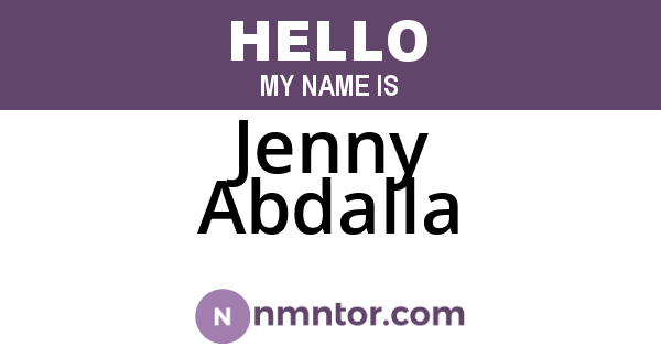 Jenny Abdalla