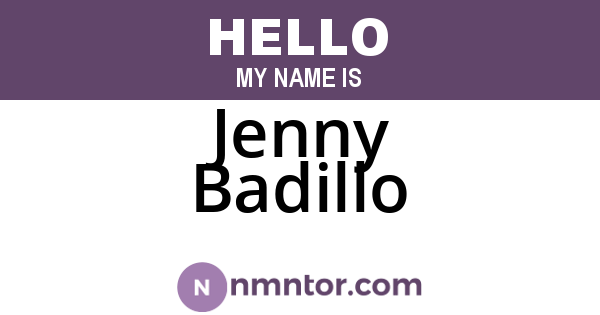 Jenny Badillo