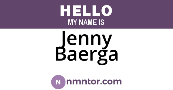 Jenny Baerga