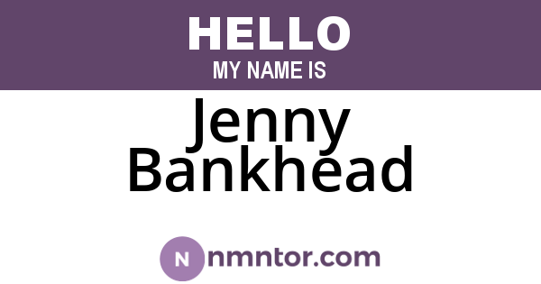 Jenny Bankhead