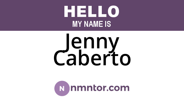 Jenny Caberto