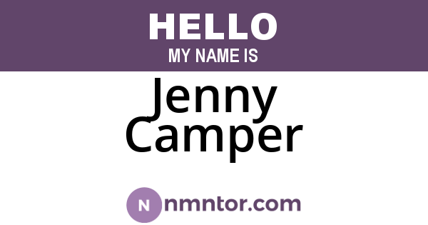 Jenny Camper