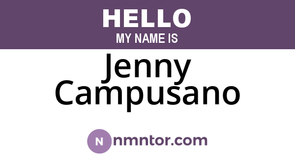 Jenny Campusano