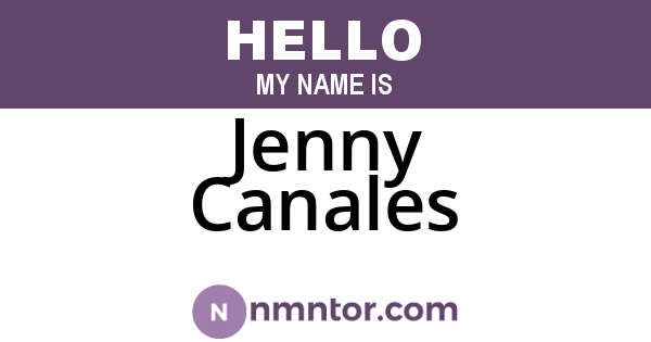 Jenny Canales