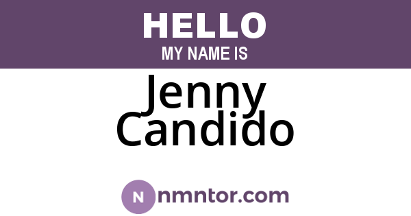 Jenny Candido