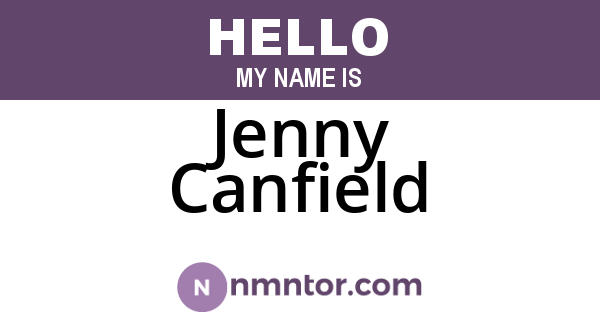 Jenny Canfield