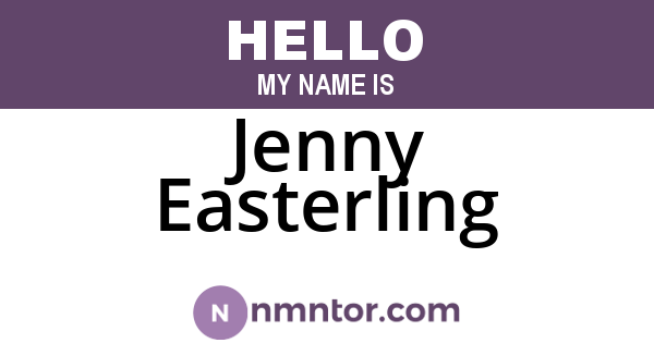 Jenny Easterling
