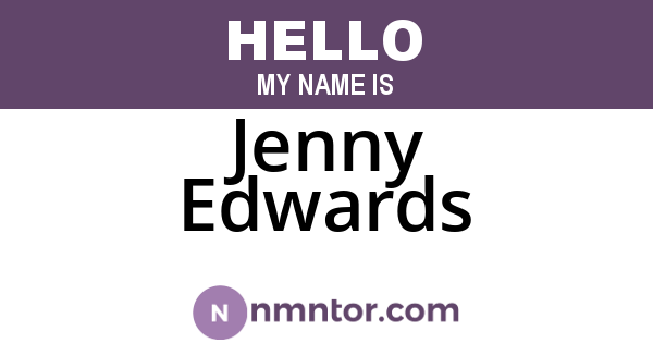 Jenny Edwards