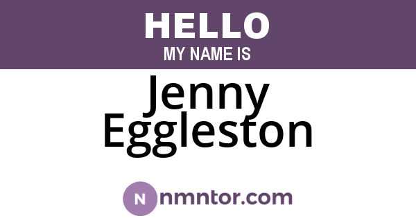 Jenny Eggleston