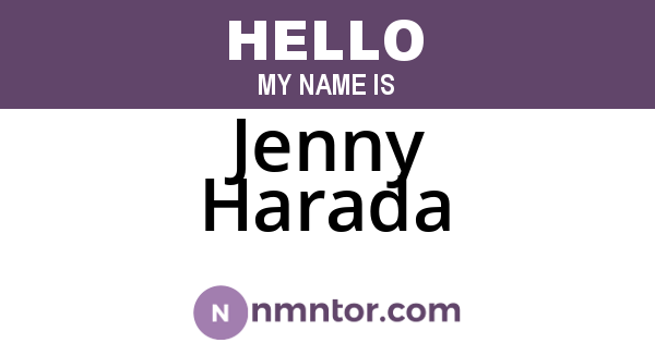 Jenny Harada