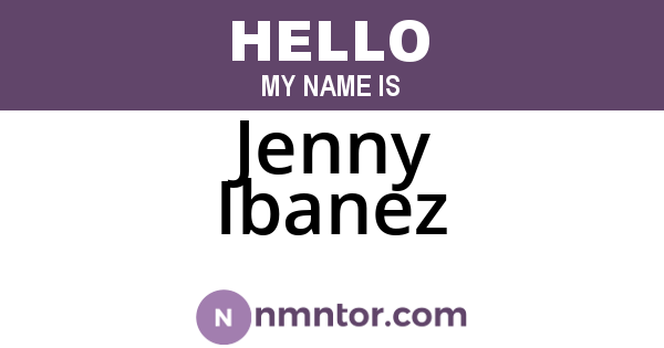 Jenny Ibanez