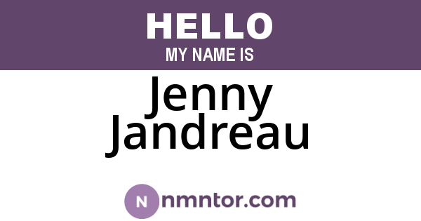Jenny Jandreau