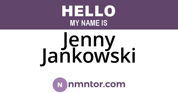 Jenny Jankowski