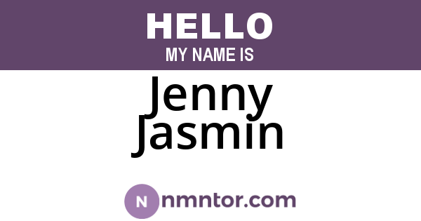 Jenny Jasmin