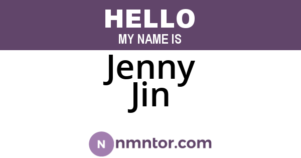 Jenny Jin