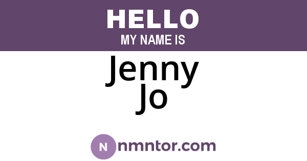 Jenny Jo