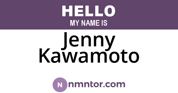 Jenny Kawamoto