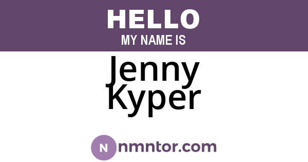 Jenny Kyper