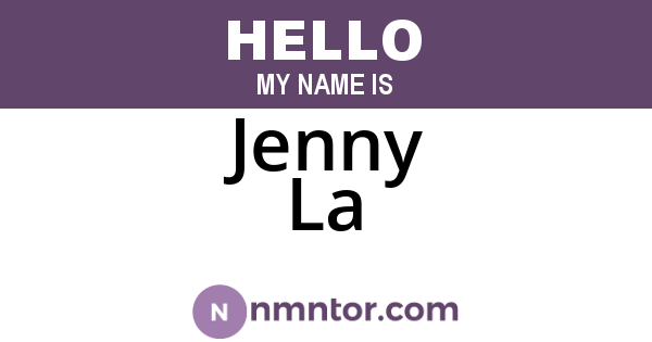 Jenny La
