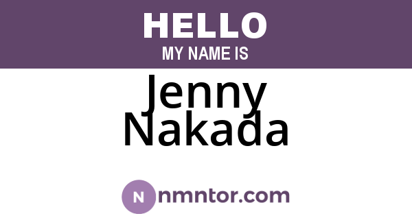 Jenny Nakada