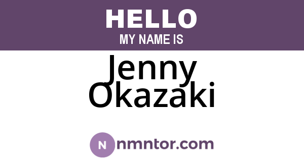 Jenny Okazaki
