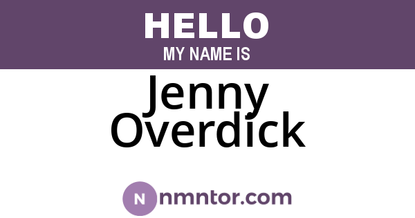 Jenny Overdick