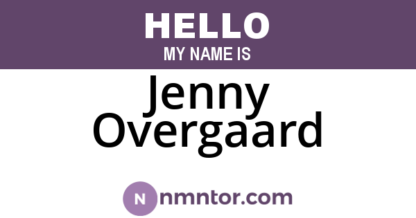 Jenny Overgaard