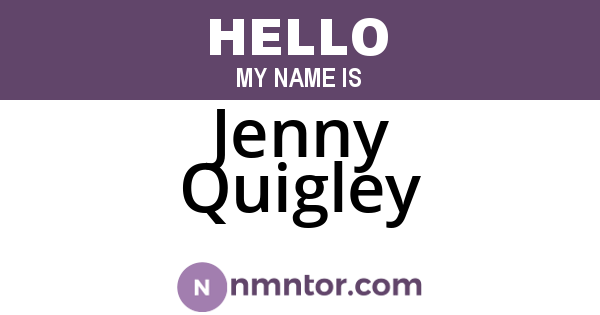 Jenny Quigley