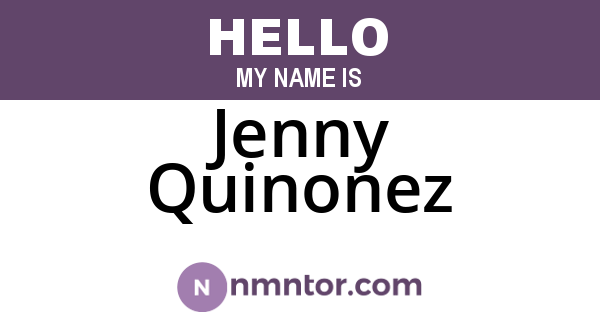 Jenny Quinonez