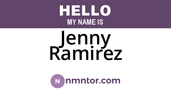 Jenny Ramirez