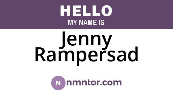 Jenny Rampersad