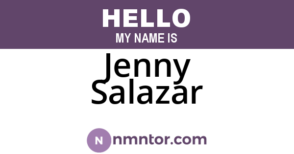 Jenny Salazar