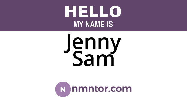 Jenny Sam
