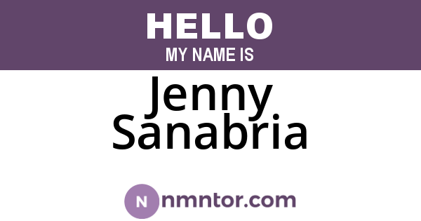 Jenny Sanabria