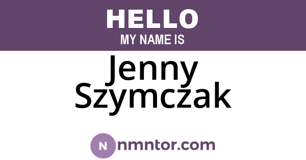 Jenny Szymczak