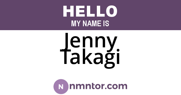 Jenny Takagi