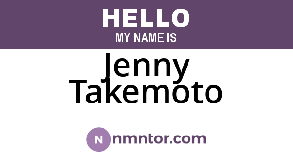 Jenny Takemoto