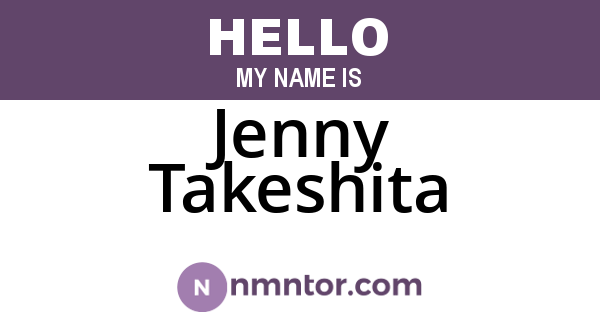 Jenny Takeshita