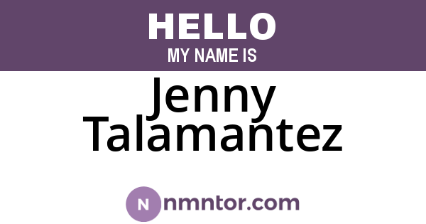 Jenny Talamantez