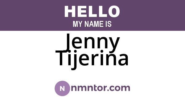 Jenny Tijerina