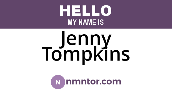 Jenny Tompkins